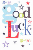 The exuberance of this good luck card brings to mind the spirited support often felt within Parsons Green's vibrant local scene. The words 'Good Luck' spring across a pristine white background in a jubilant array of colours: oversized pastel-blue letters intertwined with energetic reds, deep mossy greens, and rich purples, each font carefully chosen to create a harmonious "symphony" of well wishes. Sprays of stars-navy, lilac, lemon-lime-ping around the text, mimicking dreams and aspirations swirling over local house rooftops. There's a sense of tactile delight in the velvety surface, as if the card's smoothness mirrors the satisfaction of holding a fresh bouquet tied with a silk ribbon. As neighbors gather for community events along King's Road or mark new beginnings-exams, jobs, auditions-this card, much like a hopeful bouquet from Parsons Green's trusted florists, delivers heartfelt cheer and unwavering support. Its design captures not just words, but the energy and optimism that define Parsons Green, making every recipient feel seen, encouraged, and ready to embrace the next adventure.